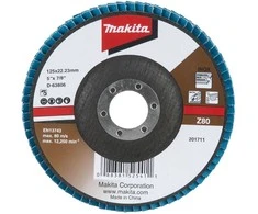 Makita Lapeliniai diskai Economy type 125x22.23 Z80 Metalui (10Vnt.) D-63806-10