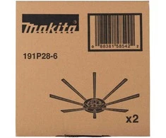 Makita Šoninių šepetėlių komplektas dulkių siurbliui-robotui DRC300 191P28-6