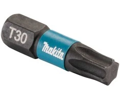 Makita Sukimo antgalis , T30X25mm, 25vnt. IMPACT Juodas E-12653