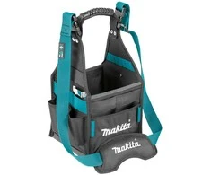 Makita Surtvirtintas 4-jų skyrių, universalus, atviras keturkampis krepšys įrankiams. E-15453