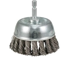 Makita Taurės formos 75mm, su 1/4'' šešiakampiu antgaliu, Nerūdijantis plienas (Sukta viela) D-76700