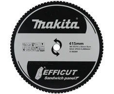 Makita T.C.T. EFFICUT pjovimo diskas daugiasluoksnėms plokštėms, 415 × 30 mm, 90 dantų E-30209