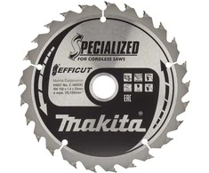 Makita T.C.T. pjūklas 150X1.4X20mm 23° T25 EFFICUT E-06890