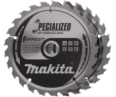 Makita T.C.T. pjūklas 165X1.4X20mm 23° T25 EFFICUT 2 vnt. B-62985-2