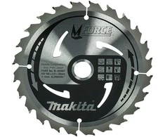 Makita T.C.T. pjūklas M-FORCE 165X2X20mm 15° T24 B-32007 T.C.T • 165 x20 mm • T24 • 15° • Medienai