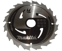 Makita T.C.T. pjūklas M-FORCE 185X2X30mm 15° T16 B-31968 T.C.T • 185 x30 mm • T16 • 15° • Medienai