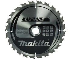 Makita T.C.T. pjūklas MAKBLADE 260X2.3X30mm 20° T24 B-33679 T.C.T • 260 x30 mm • T24 • 20° • Medienai