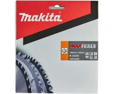 Makita T.C.T. pjūklas MAKFORCE 190X2.2X30mm 20° T40 B-32340 T.C.T • 190 x30 mm • T40 • 20° • Medienai