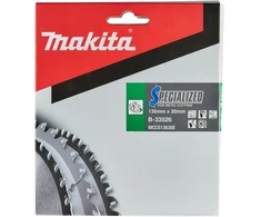 Makita T.C.T. pjūklas SPECIALIZED 136X1.5X20mm 0° T30 T.C.T. pjūklas SPECIALIZED 136X1.5X20mm 0° T30 T.C.T. pjūklas SPECIALIZED 136X1.5X20mm 0° T30 T.C.T. pjūklas SPECIALIZED 136X1.5X20mm 0° T30 B-33526 T.C.T • 136 x20 mm • T30 • 0° • Metalui