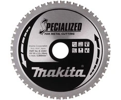 Makita T.C.T. pjūklas SPECIALIZED 185X2X30mm 0° T48 B-33451 T.C.T • 185 x30 mm • T48 • 0° • Metalui