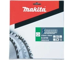 Makita T.C.T. pjūklas SPECIALIZED 210X2.8X30mm 20° T14 B-33766 T.C.T • 210 x30 mm • T14 • 20° • Medienai/Medienai su vinimis