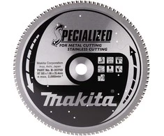 Makita T.C.T. pjūklas SPECIALIZED 305X1.95X25.4mm -3° T100 B-33750 T.C.T • 305 x25.4 mm • T100 • -3° • Metalui/Nerūd. plienui