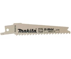 Makita Tiesinio pjūklo pjūkleliai BiM 100x0,9mm (6tpi), 2Vnt, metalui, medžiui, medžiui su vinimis B-20432-2