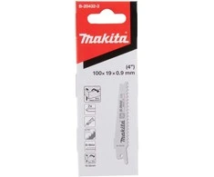 Makita Tiesinio pjūklo pjūkleliai BiM 100x0,9mm (6tpi), 2Vnt, metalui, medžiui, medžiui su vinimis B-20432-2