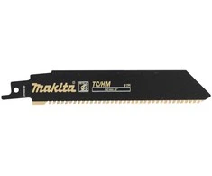 Makita Tiesinio pjūklo pjūklelis TC/HM 152x1,25mm (8tpi), 10Vnt., Metalui 4-12mm, vamzdžiams <100mm B-55572-10