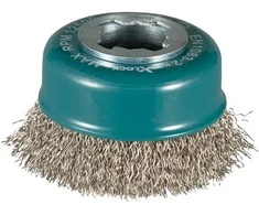 Makita Vielinė šlifavimo taurė, banguota viela, 0.3mm, Ø 75 mm, X-LOCK D-73346