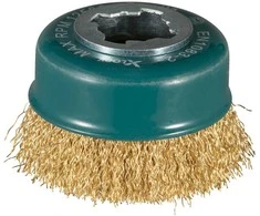 Makita Vielinė šlifavimo taurė, banguota viela, 0.3mm, Ø 75 mm, X-LOCK D-73433