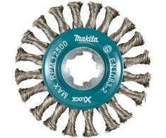 Makita Vielinis šlifavimo diskas, sukta viela, 0.5mm, Ø 115 mm, X-LOCK D-73352