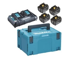 Makita Akumuliatorių ir dvigubo kroviklio komplektas LXT® 197626-8 18V • BL1850B x4 • DC18RD • LXT®