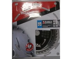 Makita T.C.T. pjūklas M-FORCE 210X2.3X30mm 15° T40 B-08109 T.C.T • 210 x30 mm • T40 • 15° • Medienai