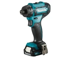 Akumuliatorinis gręžtuvas Makita DF033DWAE, 12V MAX, 2x 2,0 Ah Li-ion akum.