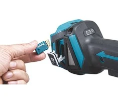 Makita DGA518ZU Akumuliatorinis kampinis šlifuoklis, greičio reguliavimas 3000-8500min-1, 18V, ø125mm, "paddle" jungiklis, AWS, Be akumuliatorių ir kroviklio!