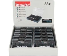 Makita sukimo antgalių rinkinys, 33vnt. (10) IMPACT Juodas E-12441-10