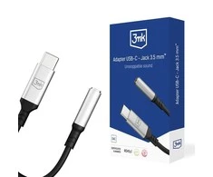 Adapteris 3mk Adapteris USB-C iki 3,5 mm