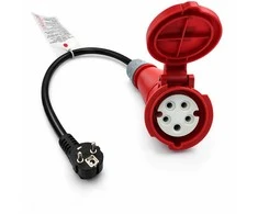 Adapteris Reach CEE 16A 400V to 220V Schuko