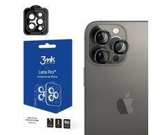 Apsauginis stikliukas kamerai 3mk Lens Pro Apple iPhone 15 Pro Max juodas