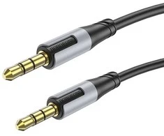 Audio kabelis Borofone BL19 3,5mm to 3,5mm juodas