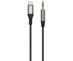 Audio kabelis Dudao L11ProT USB-C to 3.5mm 1.0m juodas
