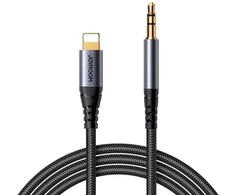 Audio kabelis Joyroom SY-A06 Lightning to 3,5mm 1.2m juodas