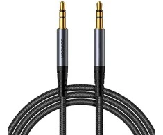 Audio kabelis Joyroom SY-A08 3,5mm to 3,5mm 1.2m juodas