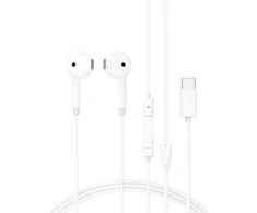 Ausinės Acefast L13 USB-C baltos