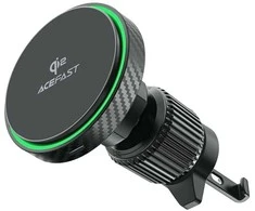 Automobilinis laikiklis-įkroviklis Acefast D33 MagSafe 15W juodas