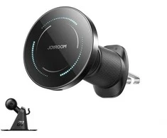 Joyroom JR-ZS502 MagSafe Compatible automobilinis laikiklis with Wireless Charger skirtas Air Vent/Dashboard – juodos spalvos