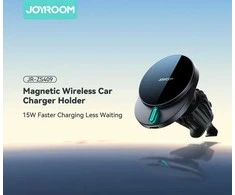 Automobilinis laikiklis-įkroviklis Joyroom JR-ZS409 MagSafe 15W juodas