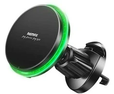 Automobilinis laikiklis-įkroviklis Remax RM-C01 MagSafe 15W juodas