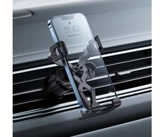 Baseus gravitacinė oro išleidimo angos rankena ant automobilio grotelių - Juoda