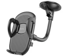 Automobilinis telefono laikiklis Hoco H10 (windshield) juodas
