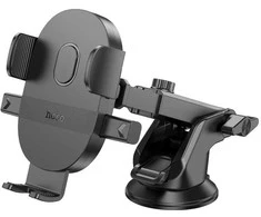 Automobilinis telefono laikiklis Hoco H19 (dashboard/windshield) juodas
