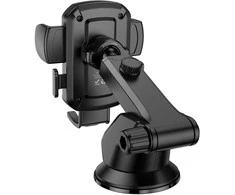 Automobilinis telefono laikiklis Hoco H65 (dashboard) juodas