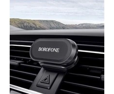Automobilinis telefono laikiklis Borofone BH29 klijuojamas ant panelės, magnetinis, juodas