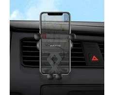 Automobilinis telefono laikiklis Borofone BH19 tvirtinamas ant ventiliacijos grotelių, juodas
