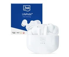 Belaidės ausinės 3mk LifePods baltos