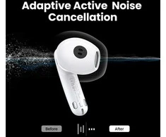 Belaidės ausinės Ugreen HiTune H6 Pro Active Noise-Cancelling Earbuds (35873) baltos