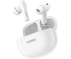 Belaidės ausinės Ugreen WS200 HiTune T6 Active Noise-Cancelling Earbuds baltos
