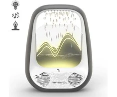 Belaidis miego ir poilsio garsiakalbis Reach Relaxing Rain pilkas
