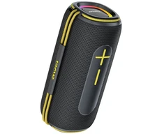 Bluetooth nešiojamas garsiakalbis Awei KA5 20W juodas-geltonas
